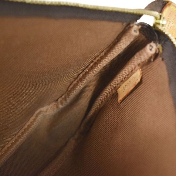 Louis Vuitton Pochette Accessoires Brown Canvas Clutch Bag (Pre-Owned) - Picture 11 of 12
